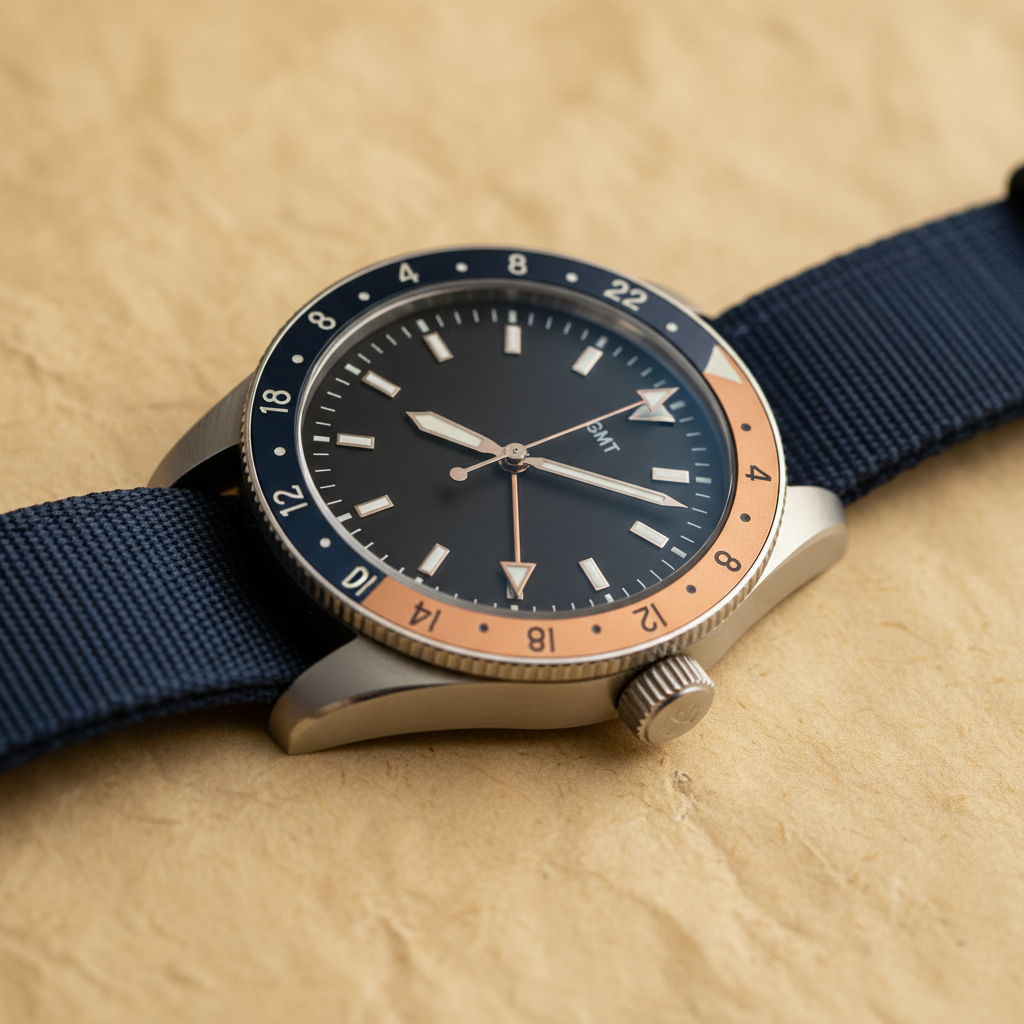 Pilote GMT Bicolore